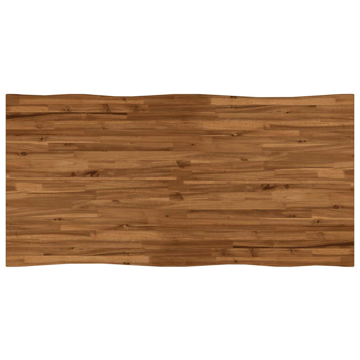 Stol za blagovanje s prirodnim rubom 140 x 90 x 75 cm Prirodna