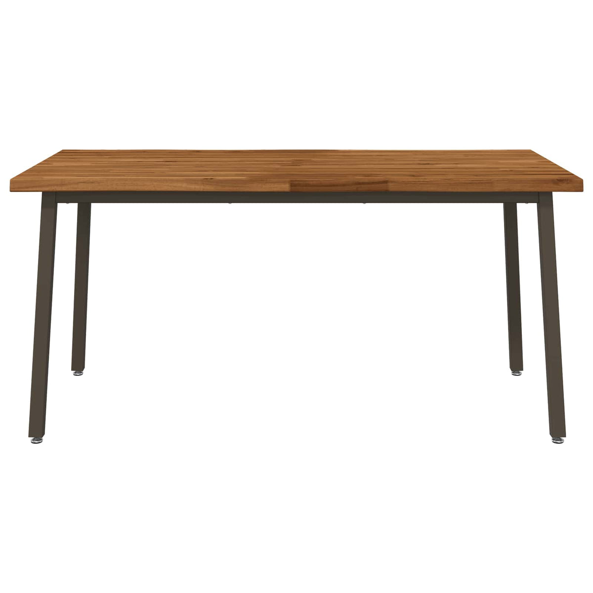 Stol za blagovanje s prirodnim rubom 140 x 90 x 75 cm Prirodna