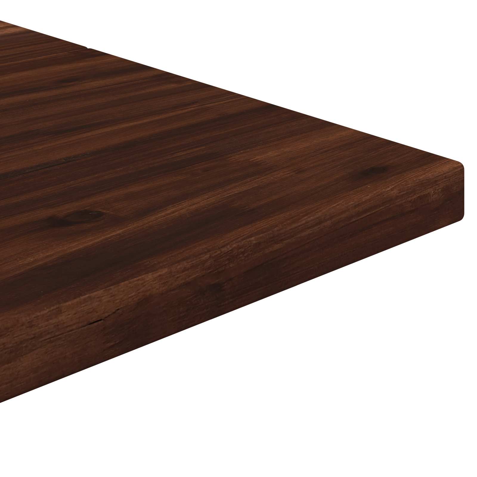 Kvadratni blagovaonski stol 160 x 70 x 75 cm Tamno smeđa