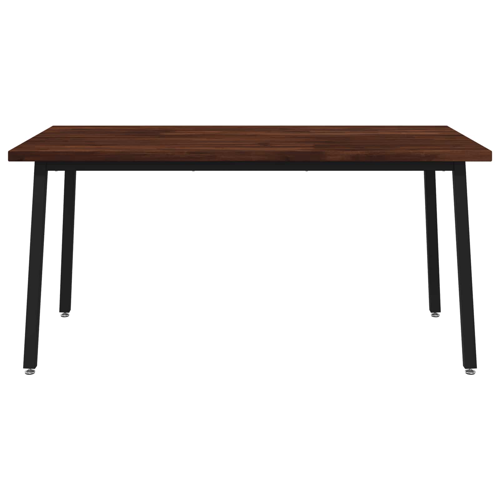 Kvadratni blagovaonski stol 160 x 70 x 75 cm Tamno smeđa