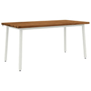 Kvadratni blagovaonski stol 160 x 80 x 75 cm Prirodna