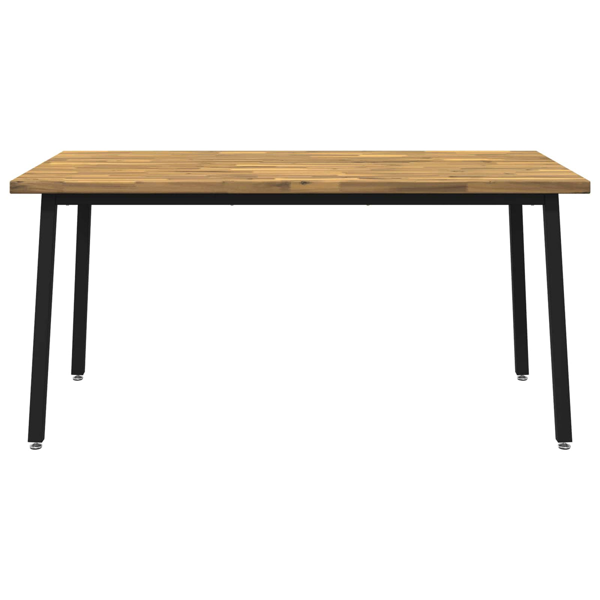 Kvadratni blagovaonski stol 160 x 80 x 75 cm Bijela
