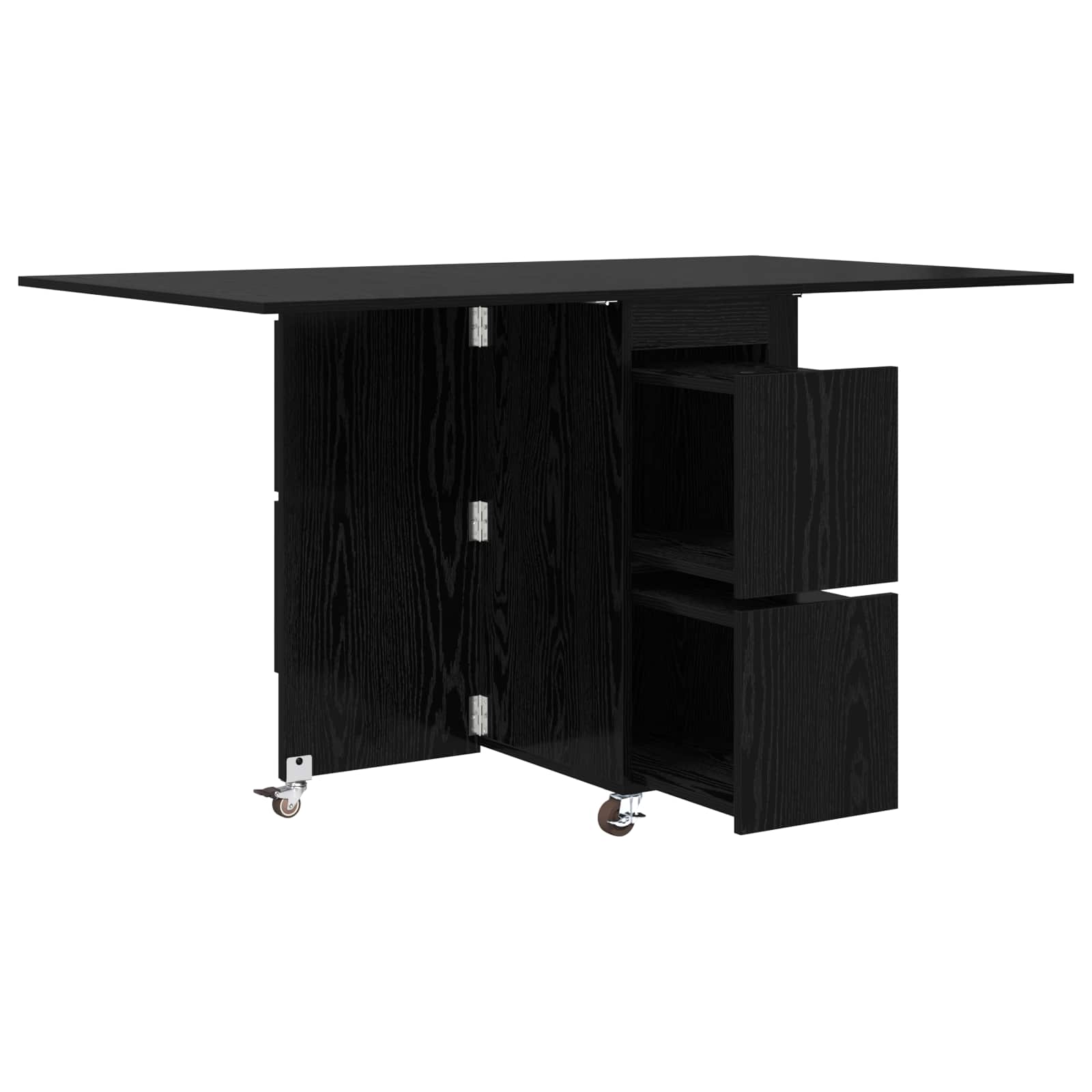 Blagovaonski stol 2 pcs 140 x 80 x 77 cm Konstruirano drvo