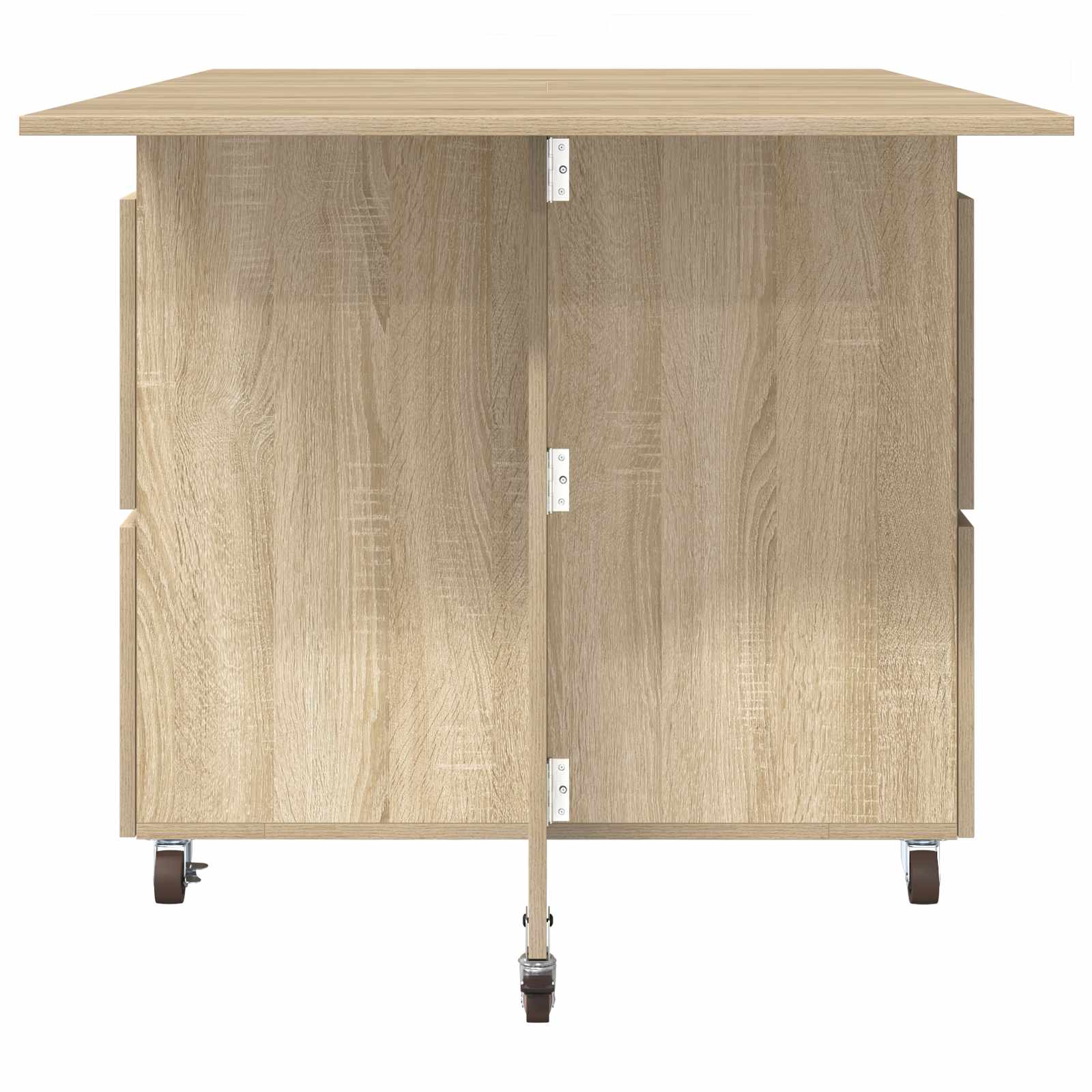 Blagovaonski stol 2 pcs 140 x 80 x 77 cm Konstruirano drvo