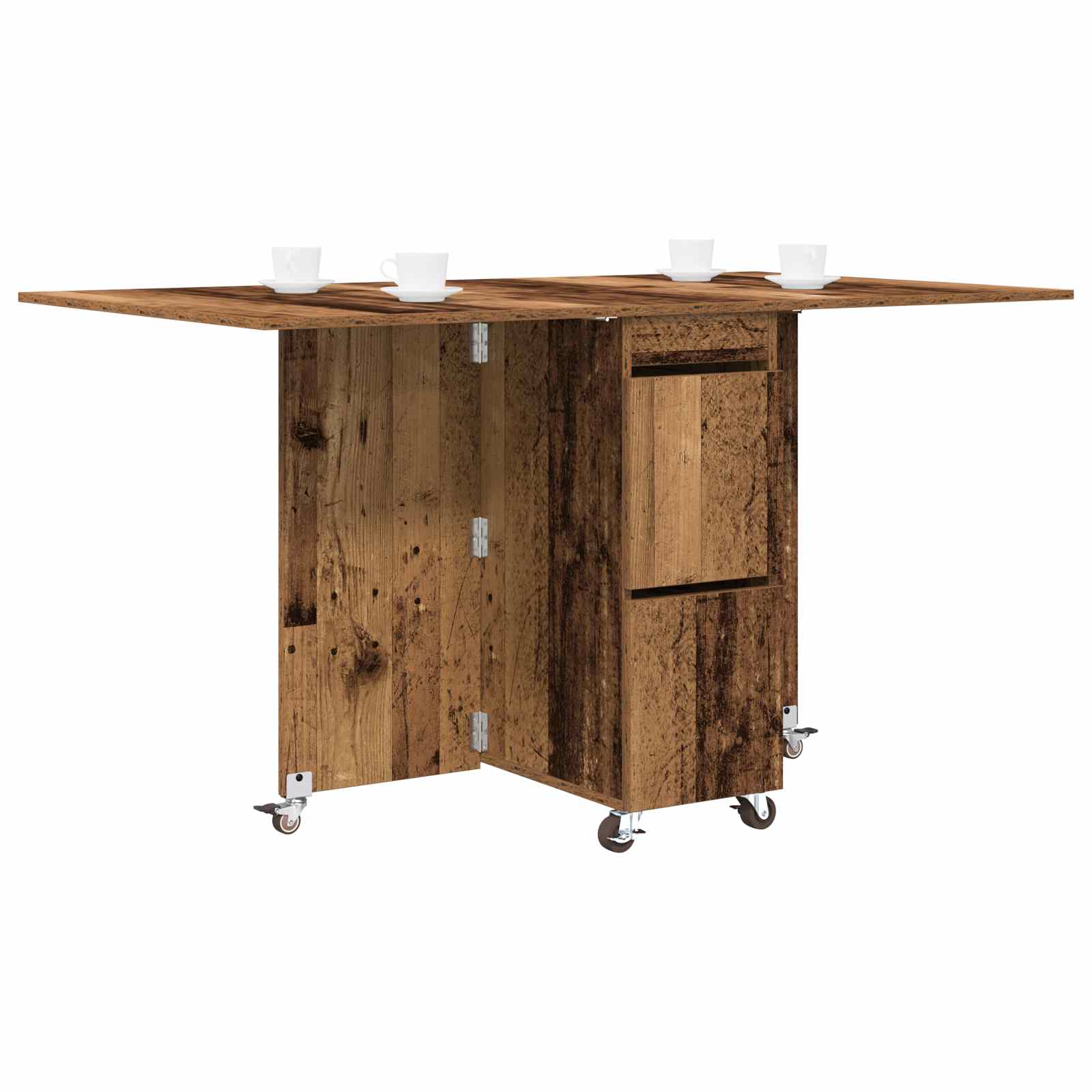 Blagovaonski stol 2 pcs 140 x 80 x 77 cm Konstruirano drvo