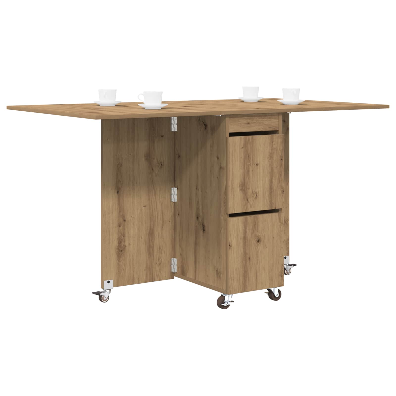 Blagovaonski stol 2 pcs 140 x 80 x 77 cm Konstruirano drvo