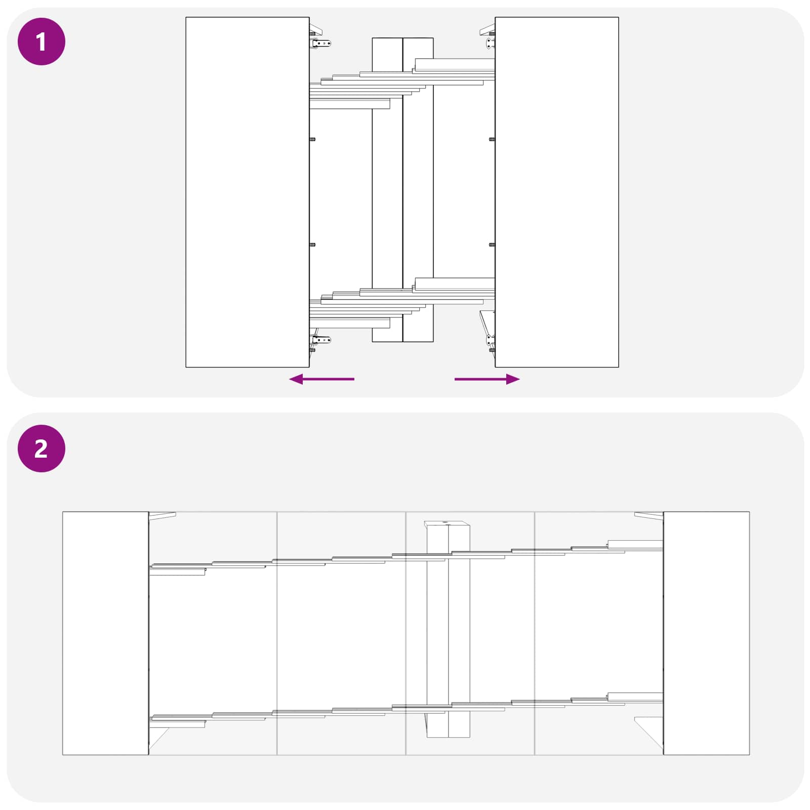 Blagovaonski stol 240 x 85 x 75 cm Konstruirano drvo Crni hrast