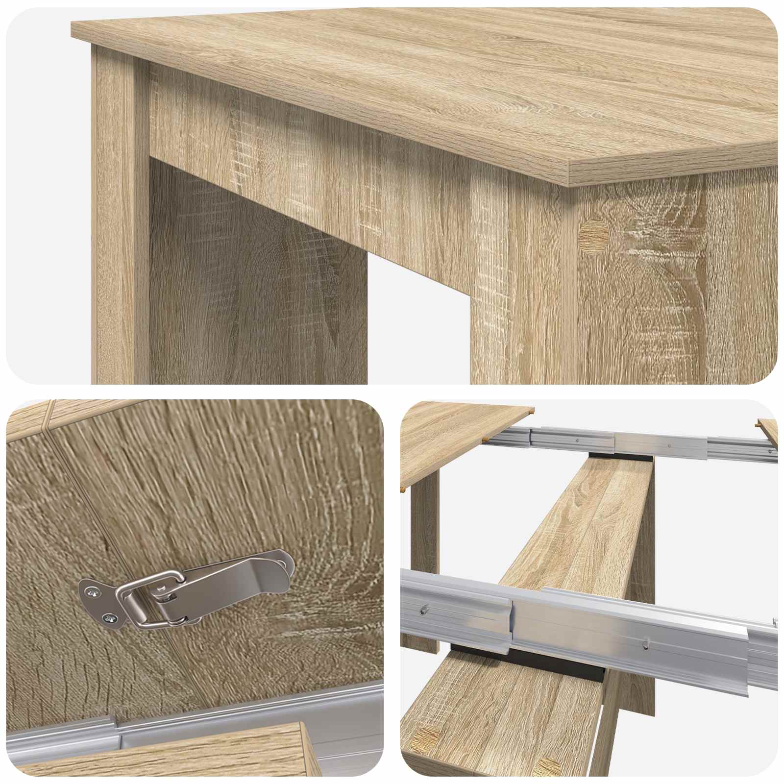 Blagovaonski stol 240 x 85 x 75 cm Konstruirano drvo