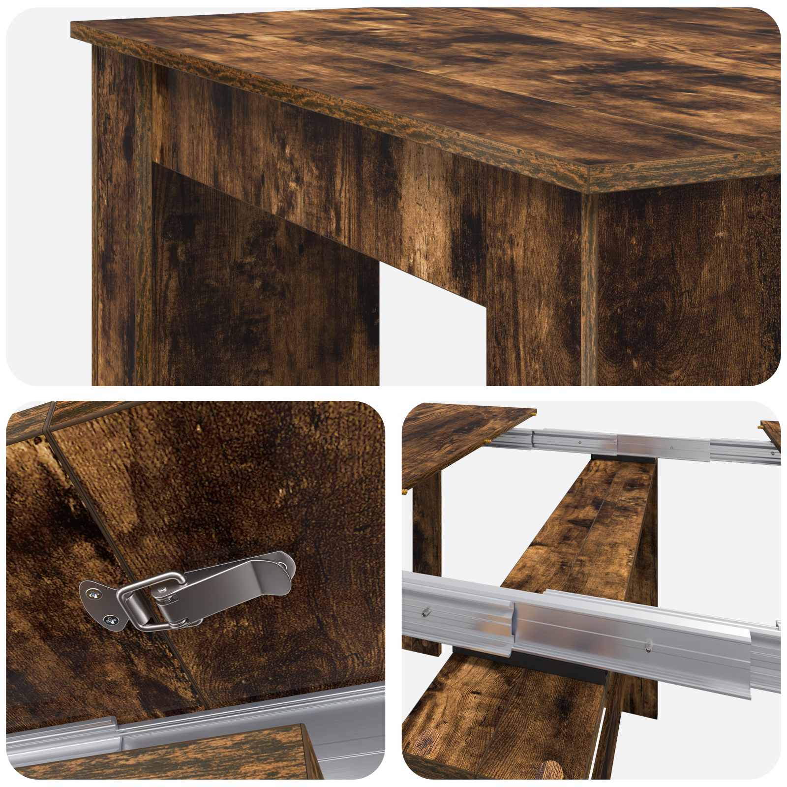 Blagovaonski stol 240 x 85 x 75 cm Konstruirano drvo