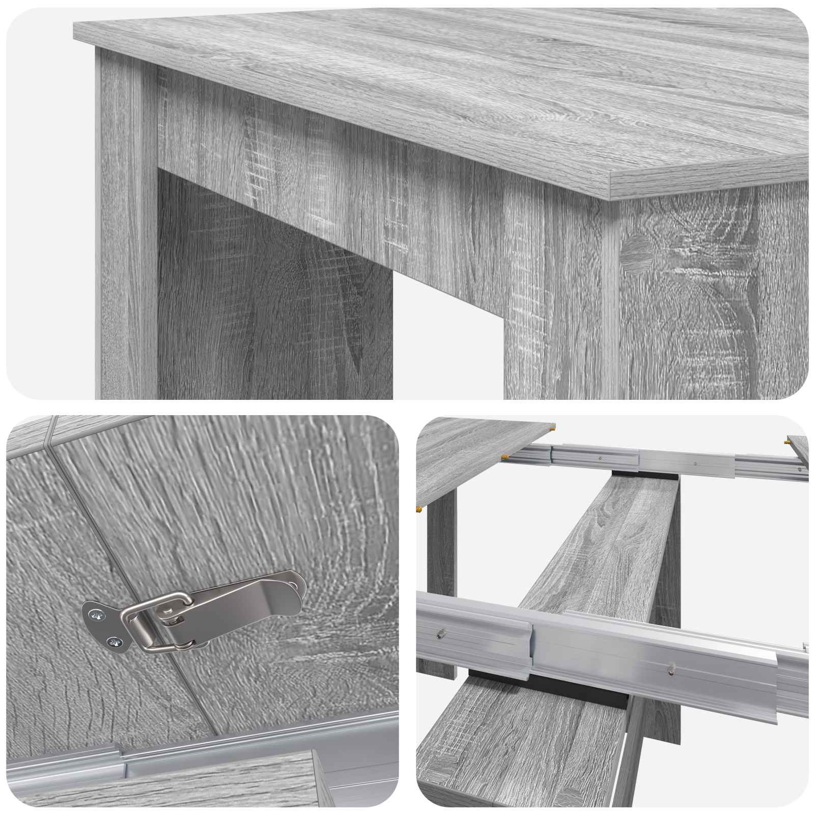 Blagovaonski stol 240 x 85 x 75 cm Konstruirano drvo