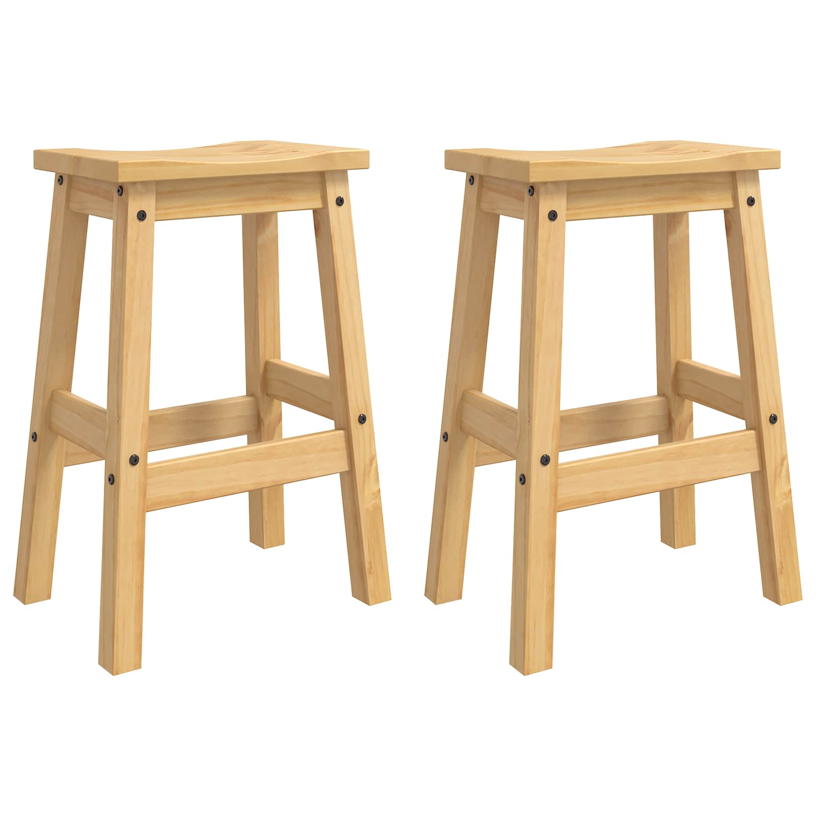 Set kuhinjskog otoka Corona 3 pcs Medeni vosak Masivna borovina