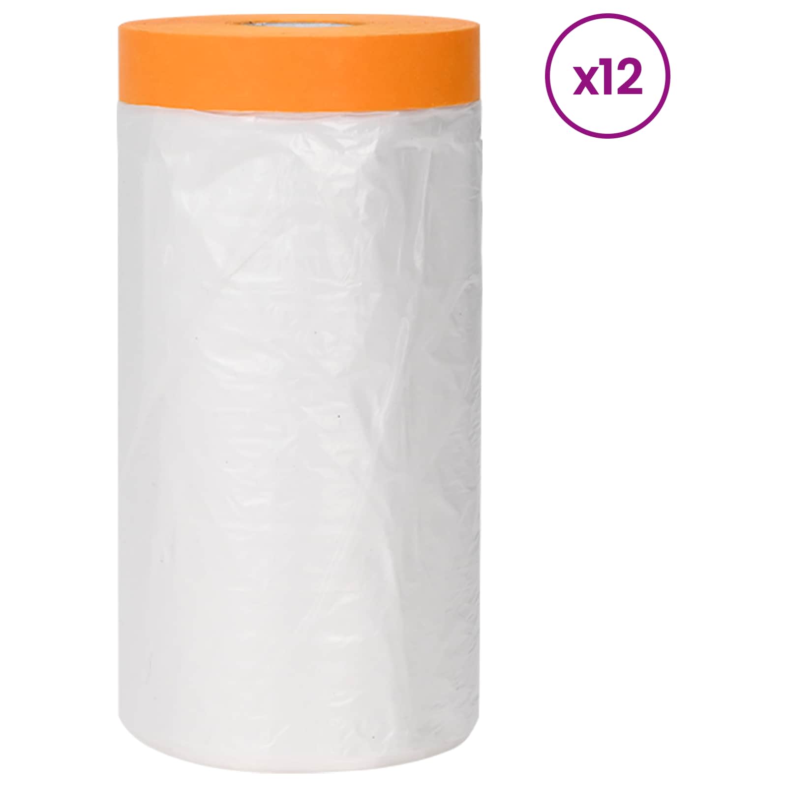 Prozračna ploča s ljepilom 12 pcs *Transparent*an 110 x 3300 cm