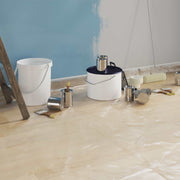 Praškasta plahta s ljepilom 6 pcs *Transparent*an 210 x 2000 cm