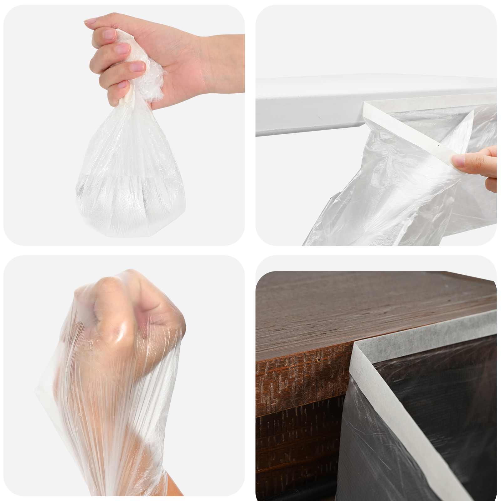 Praškasta plahta s ljepilom 12 pcs 140 x 3300 cm HDPE