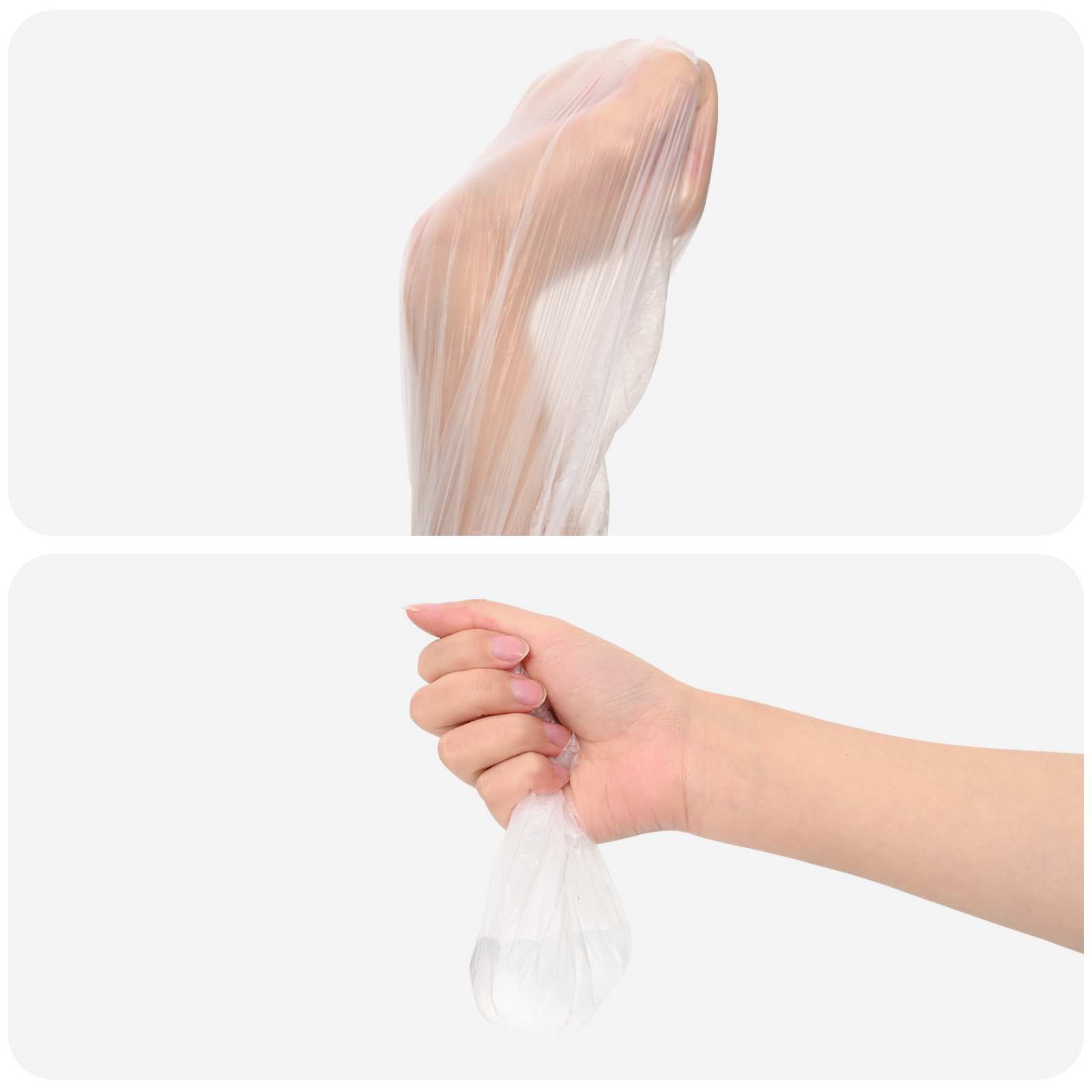 Prašina 12 pcs *Transparent*an 400 x 500 cm HDPE