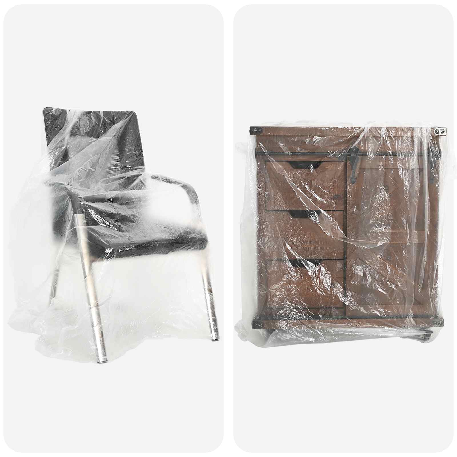 Prašina 12 pcs *Transparent*an 400 x 500 cm HDPE