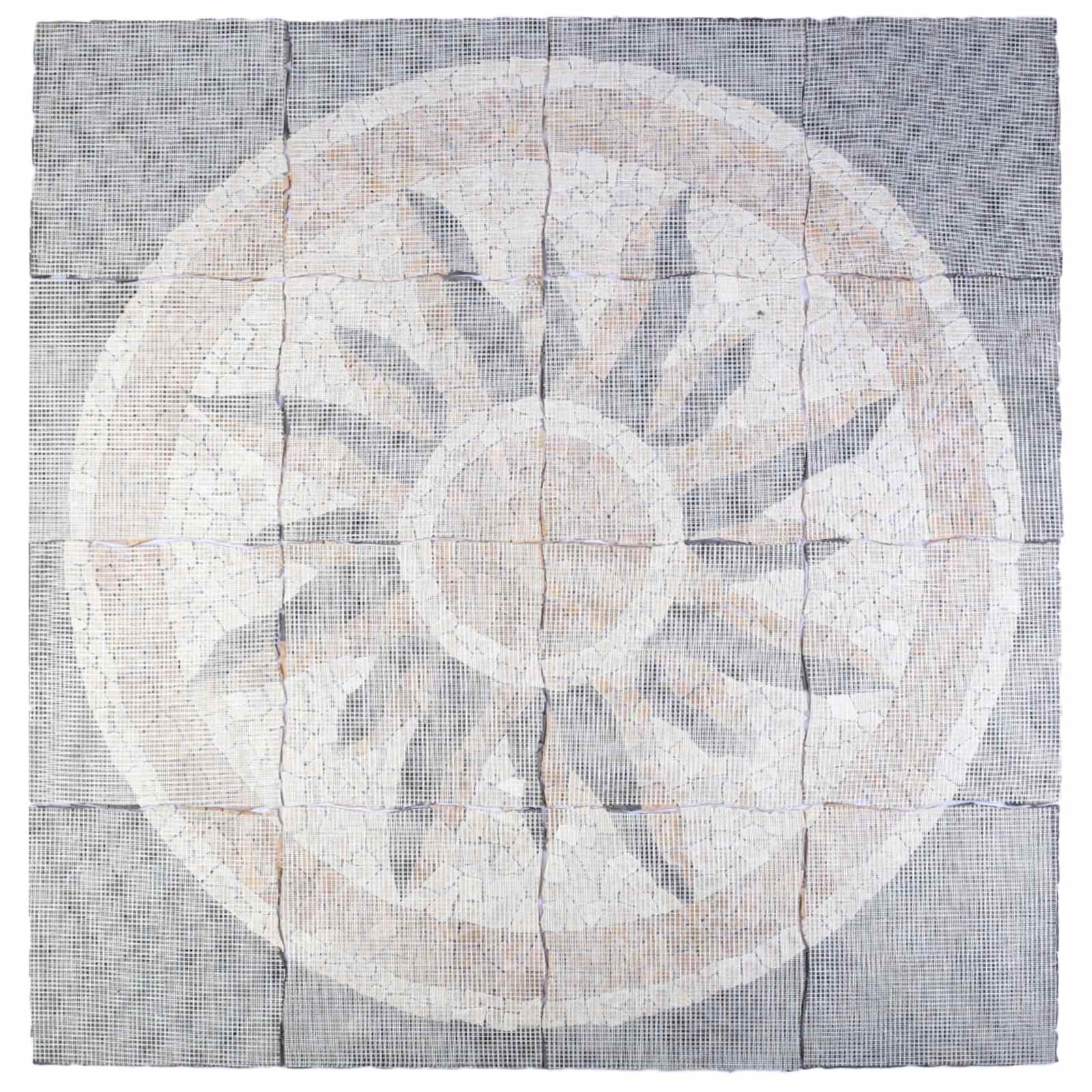 Mosaik pločice sa suncem Šareni 120 x 120 cm Mramor