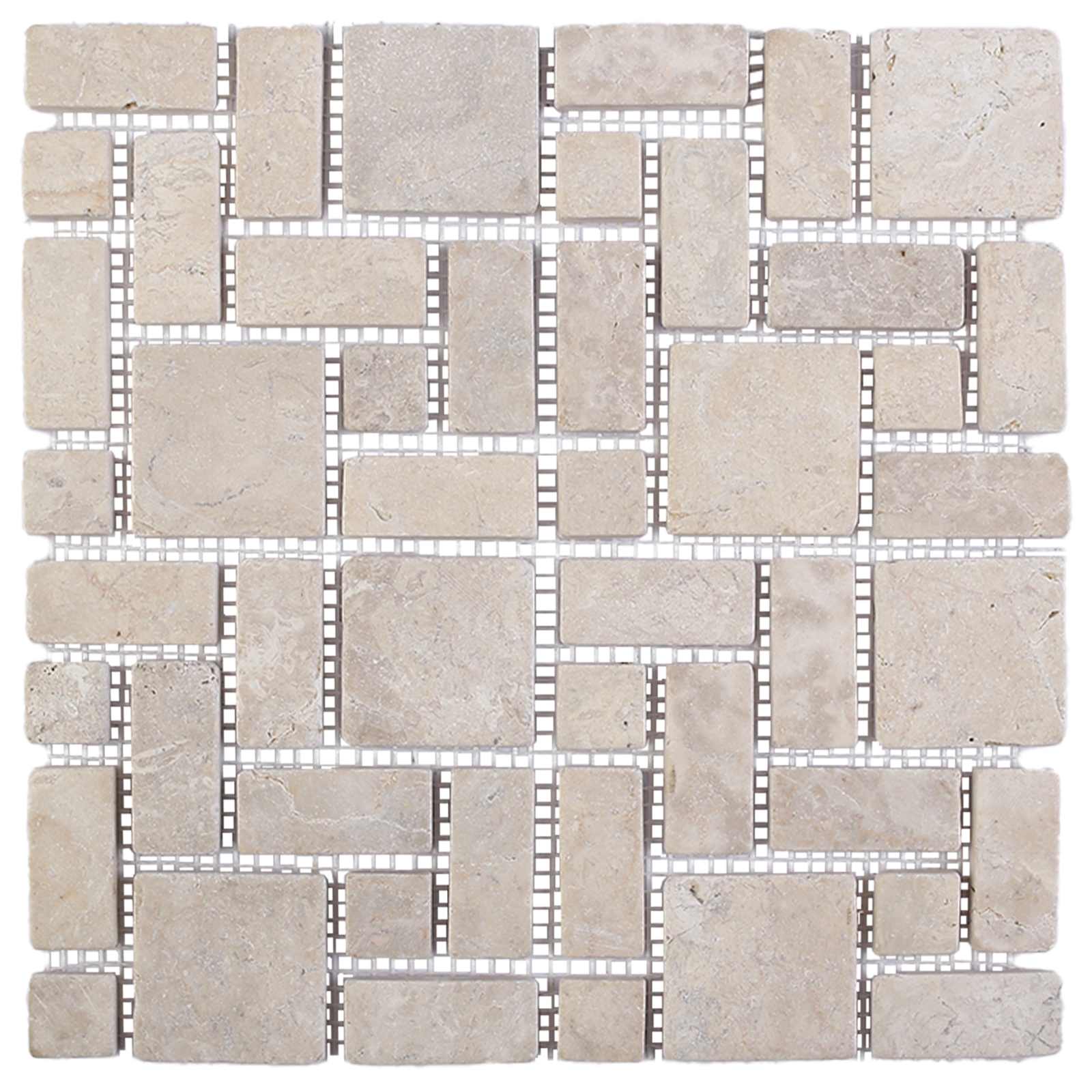 Mozaik pločice Krem 30 x 30 cm Mramor