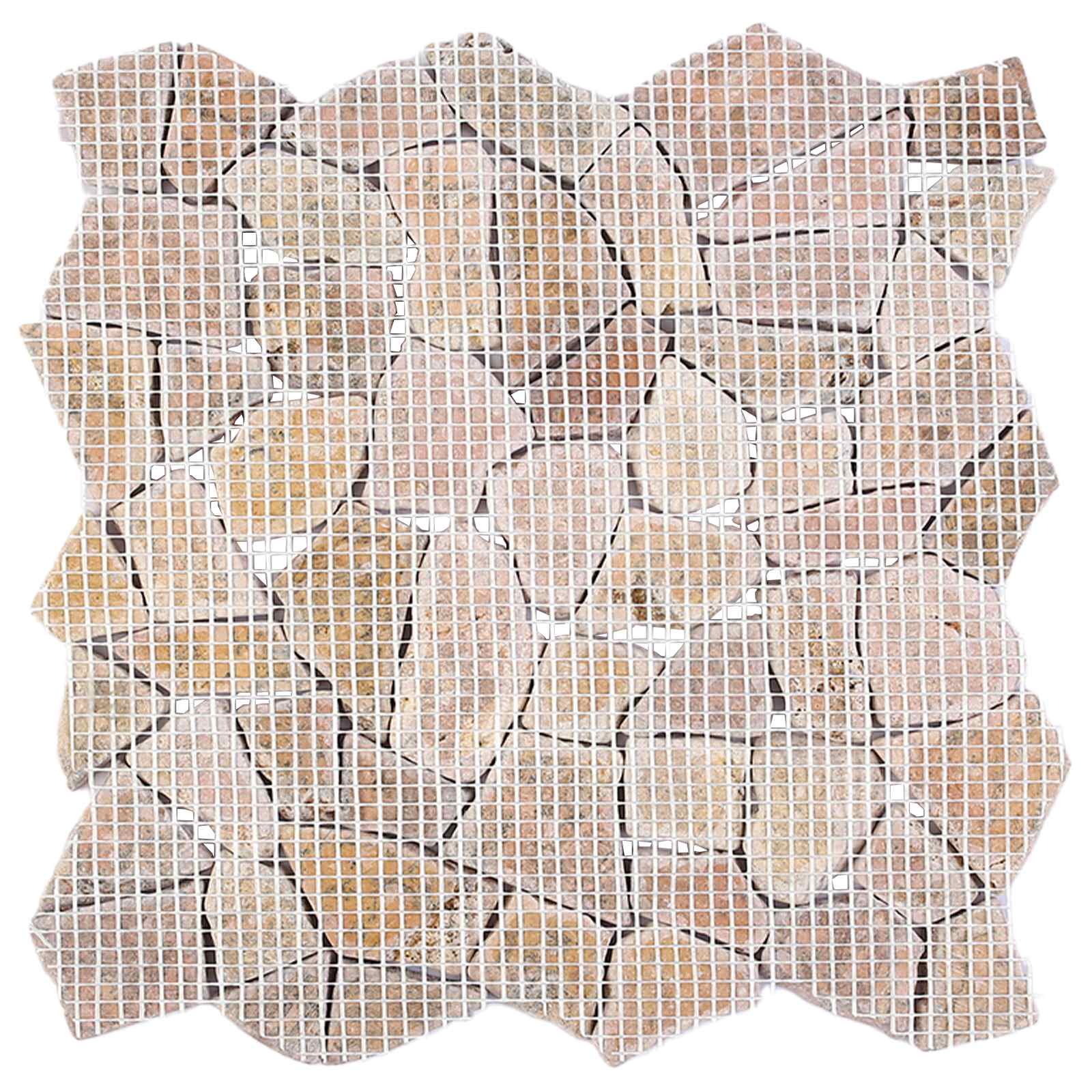 Mozaik pločice Crvena 30 x 30 cm Mramor