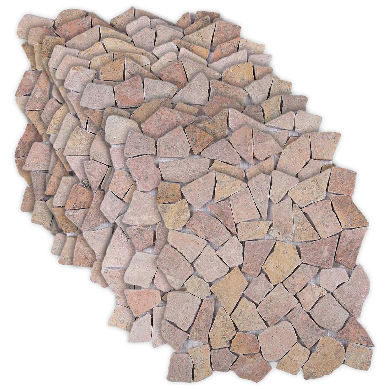 Mozaik pločice Crvena 30 x 30 cm Mramor