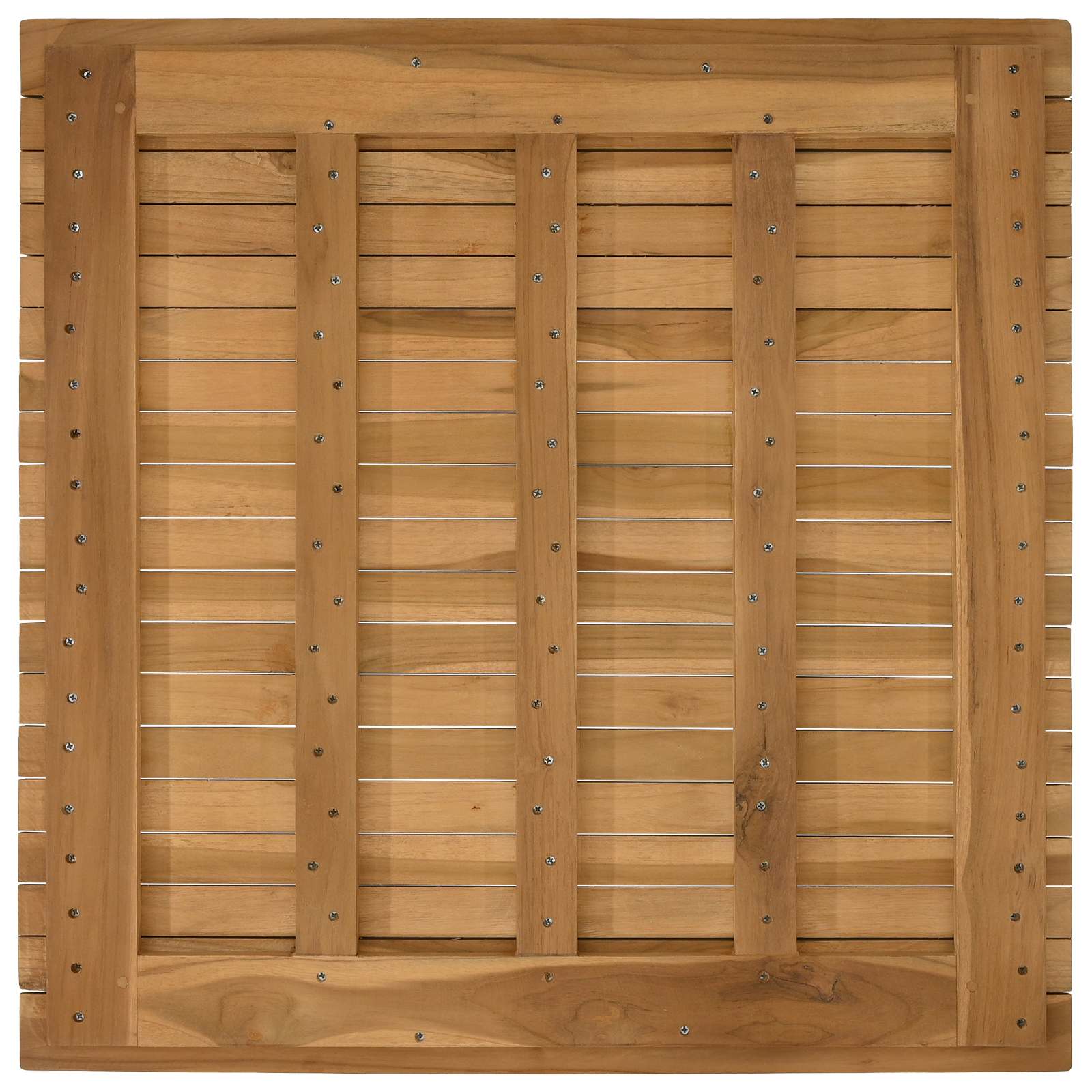 Gornji dio stola 70 x 70 x 3,5 cm Četvrtasti Čvrsto teak drvo