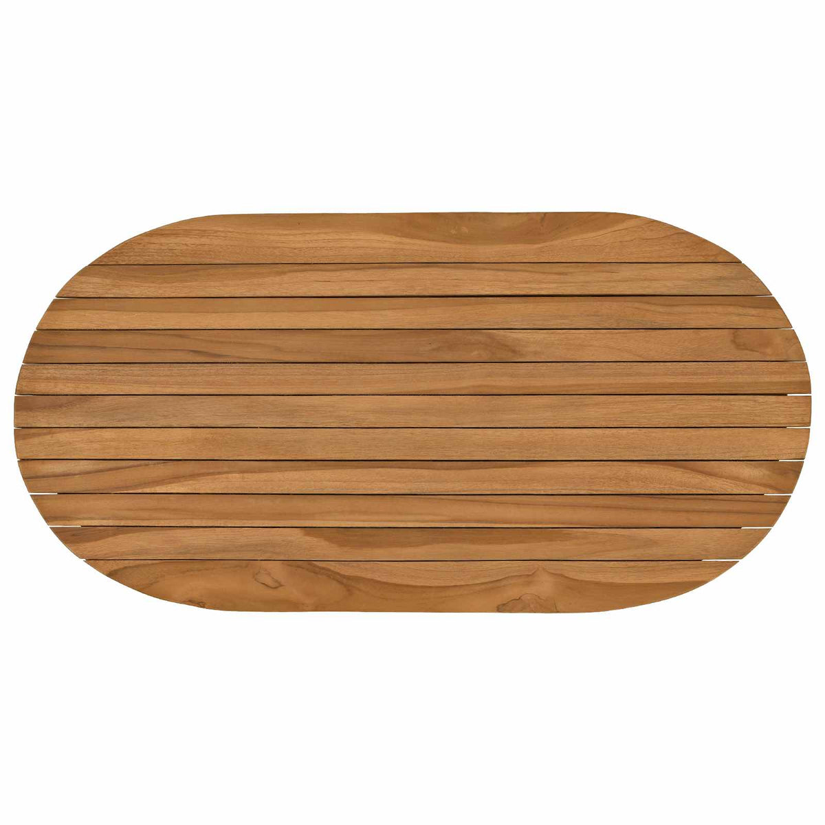 Gornji dio stola 80 x 40 x 3,5 cm Ovalni Čvrsto teak drvo
