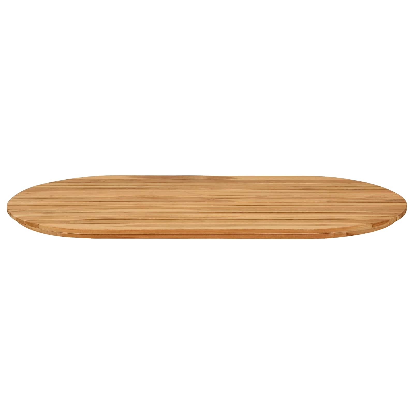 Gornji dio stola 110 x 55 x 3,5 cm Ovalni Čvrsto teak drvo
