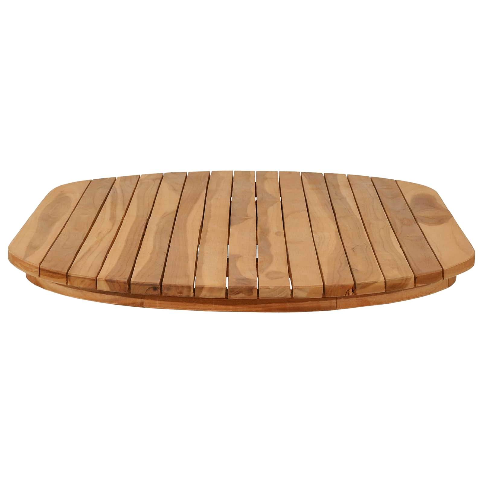 Gornji dio stola 110 x 55 x 3,5 cm Ovalni Čvrsto teak drvo
