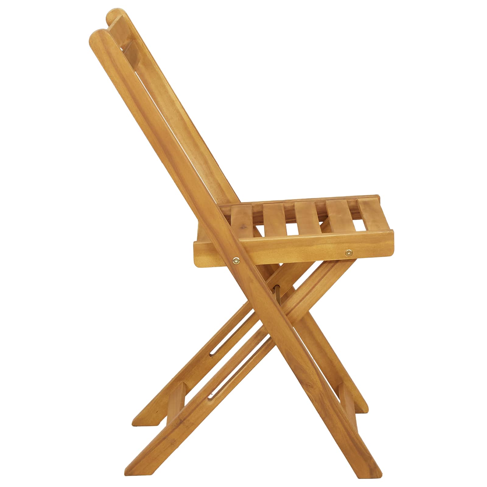 Vanjske bistro stolice 8 pcs Prirodna 40 x 53 x 80 cm