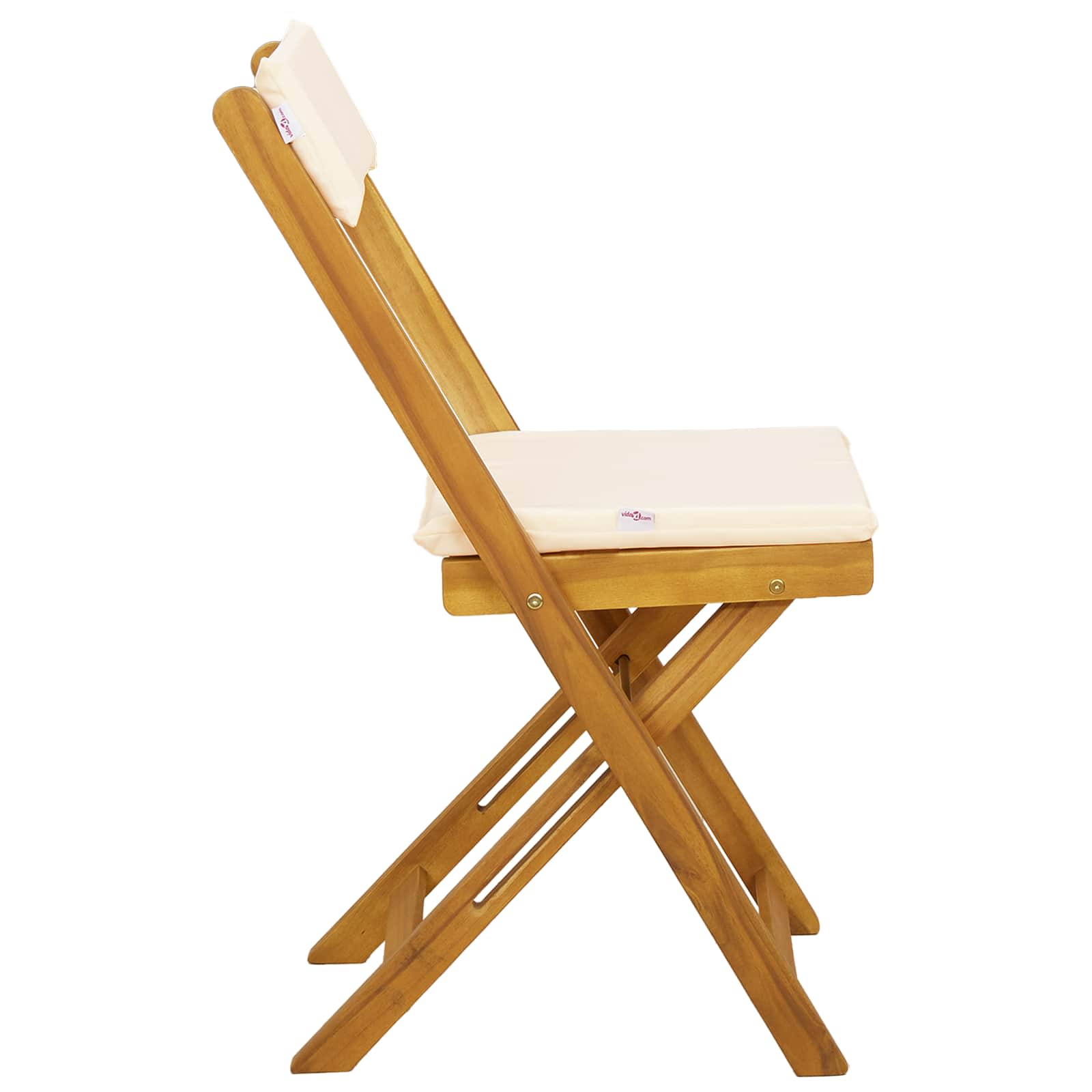 Vanjske bistro stolice 8 pcs Krem bijela 40 x 53 x 80 cm