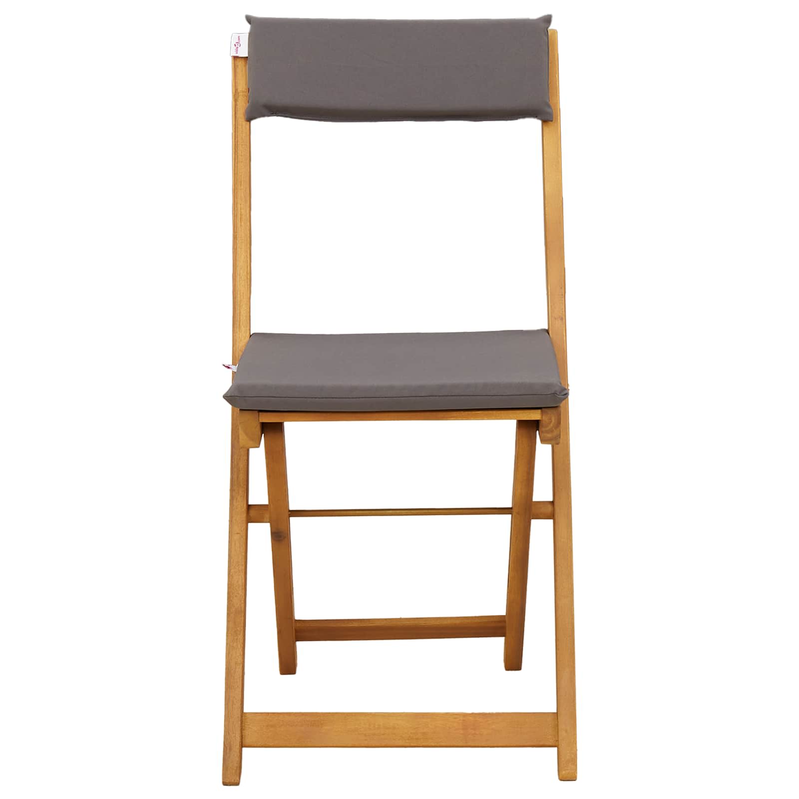 Vanjske bistro stolice 6 pcs Tamnosiva 40 x 53 x 80 cm