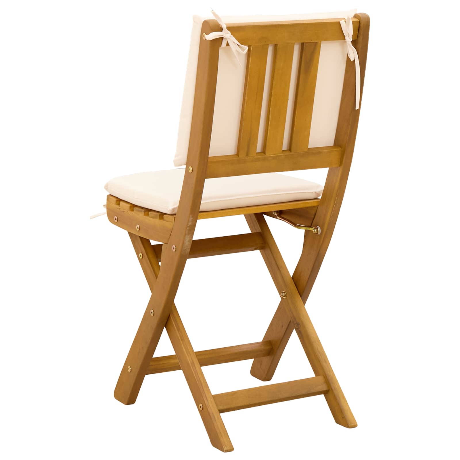 Vanjske bistro stolice 6 pcs Krem bijela 38 x 46 x 85 cm