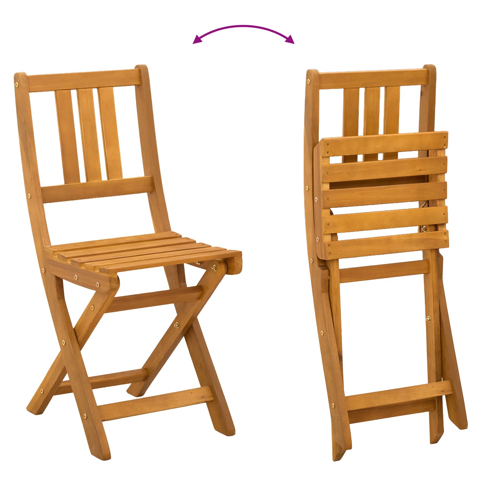 Vanjske bistro stolice 6 pcs Tamnosiva 38 x 46 x 85 cm