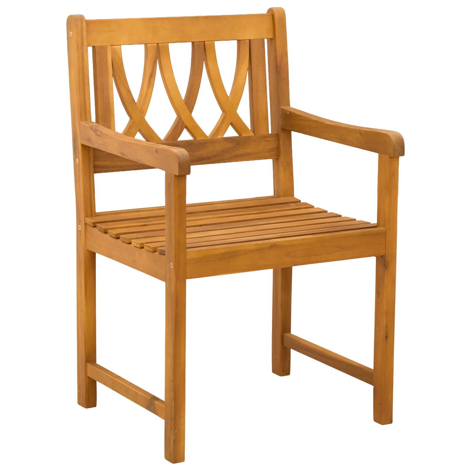 Vanjska klupa 4 pcs Prirodna 56 x 55,5 x 90 cm