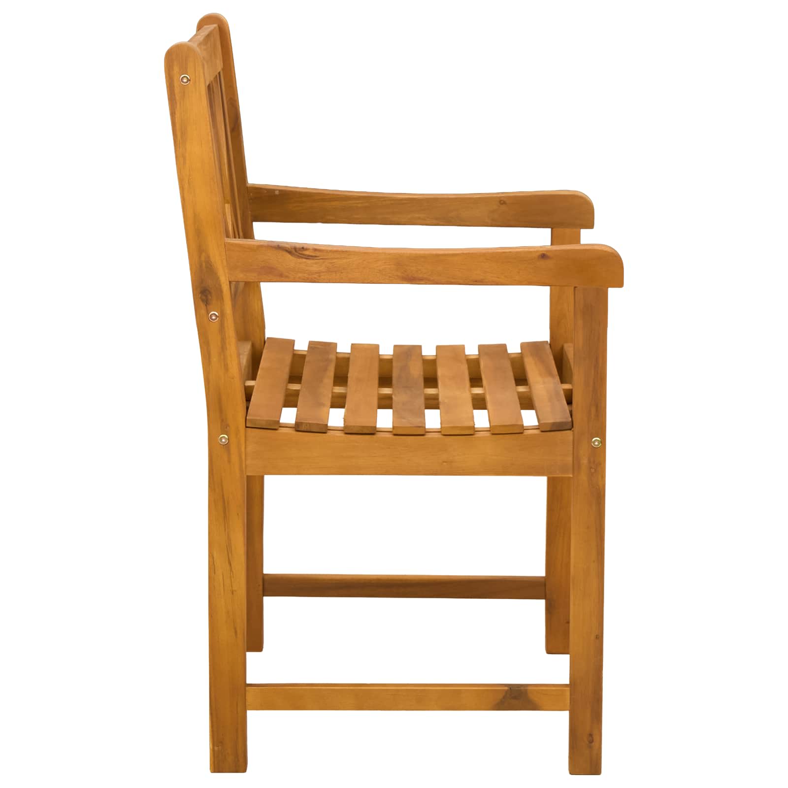Vanjska klupa 4 pcs Prirodna 56 x 55,5 x 90 cm