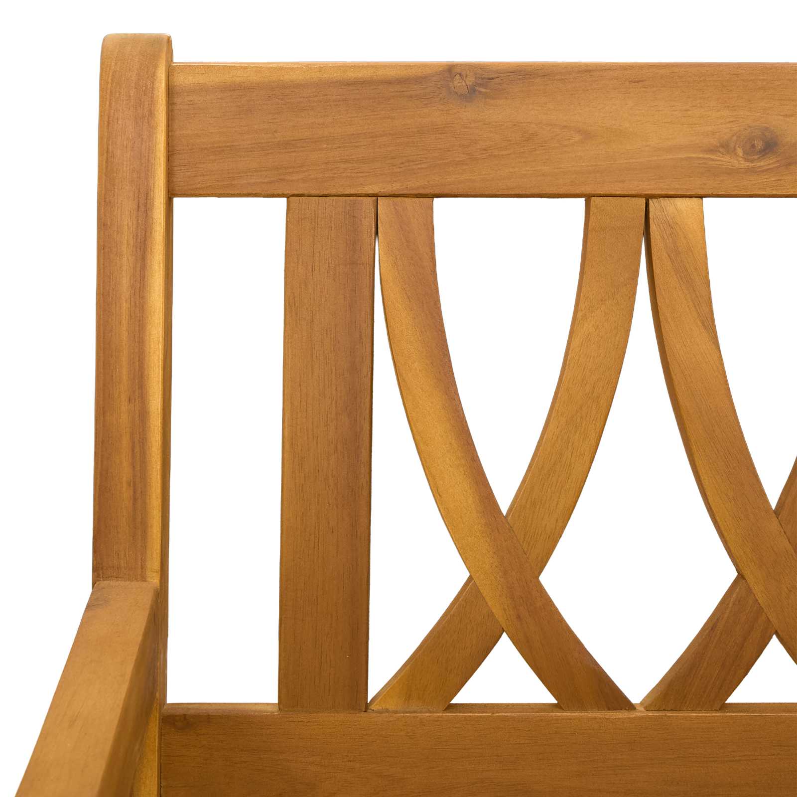 Vanjska klupa 6 pcs Prirodna 56 x 55,5 x 90 cm