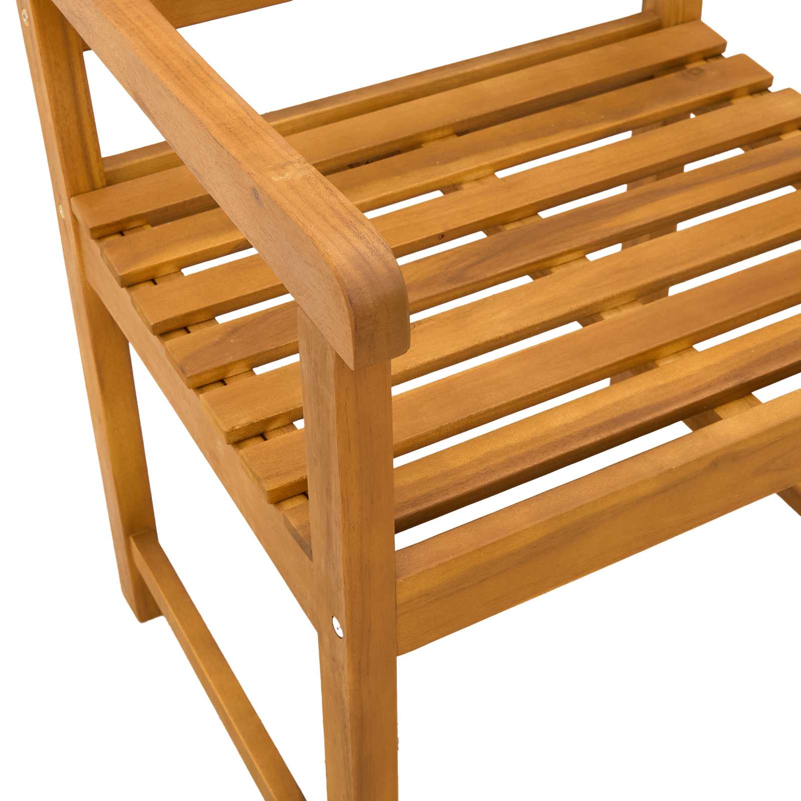 Vanjska klupa 6 pcs Prirodna 56 x 55,5 x 90 cm