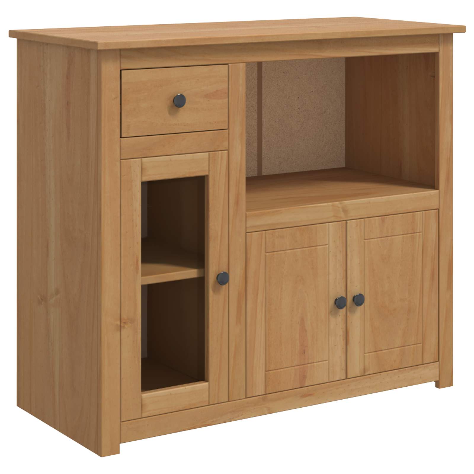 Mikrovalna Komoda PANAMA Medeni vosak 99.5 x 44 x 86.5 cm