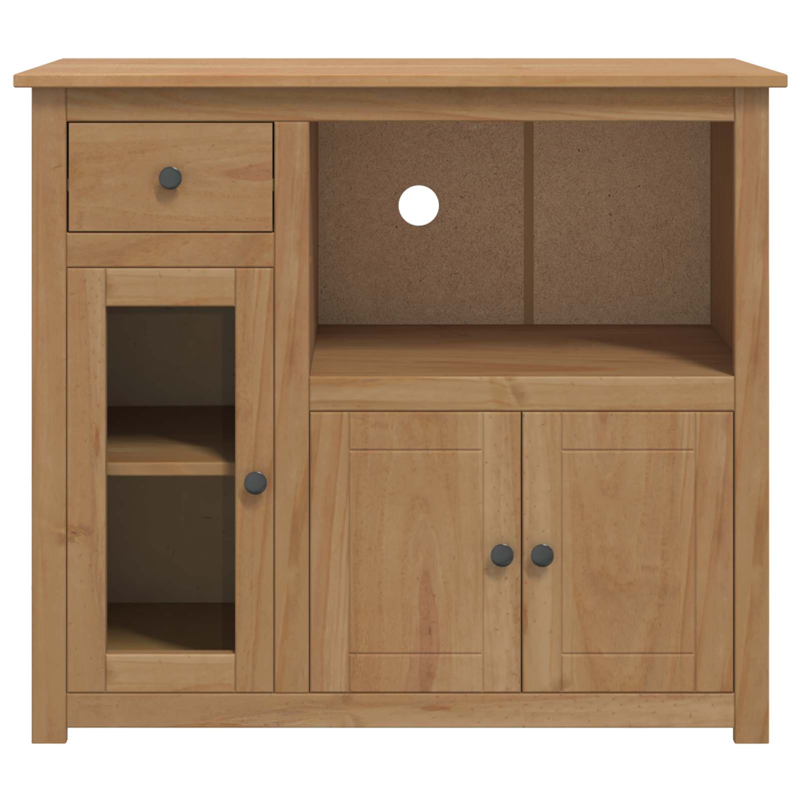 Mikrovalna Komoda PANAMA Medeni vosak 99.5 x 44 x 86.5 cm
