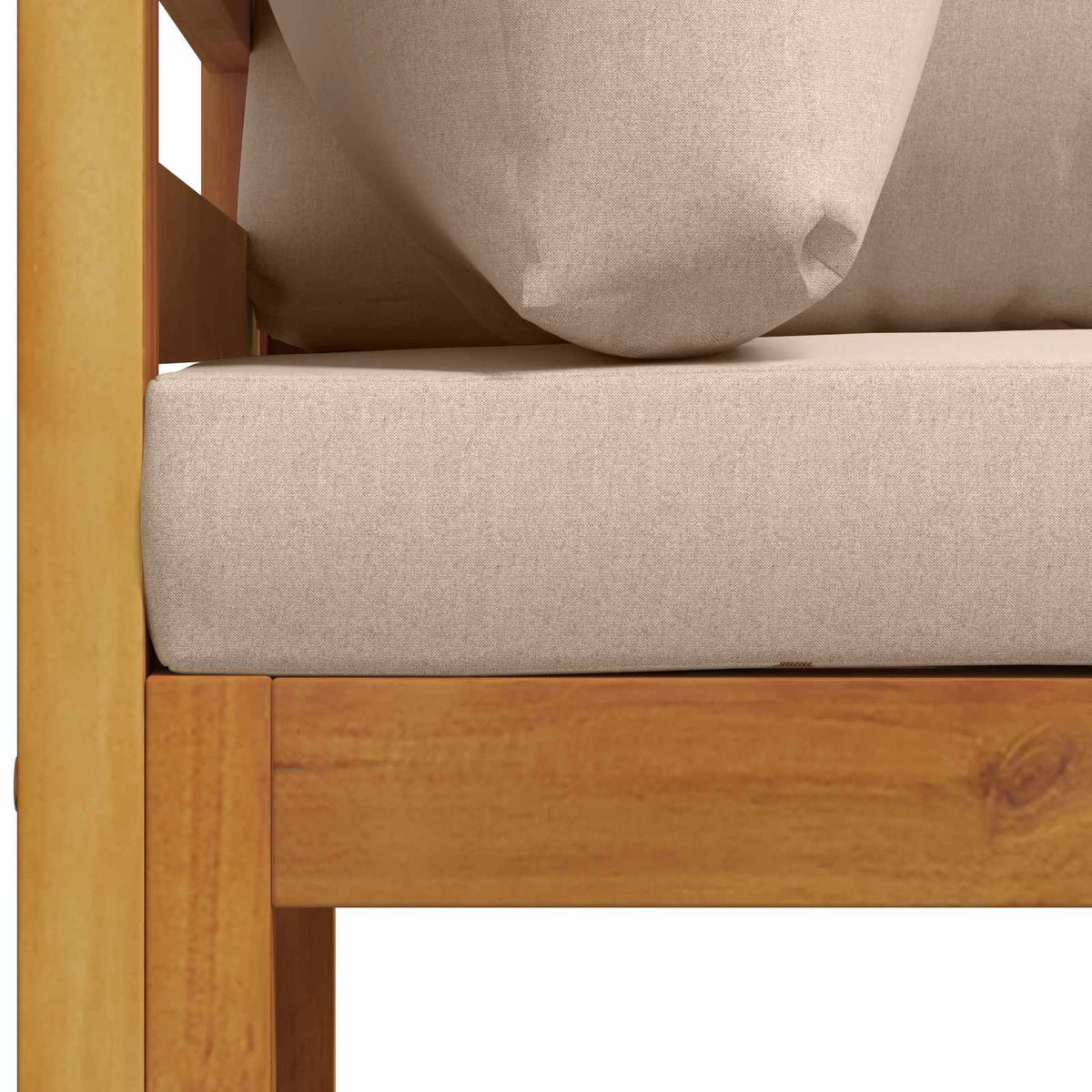 Kauč sa sjedećnicama u kutu 100 % poliester Solid-Acacia