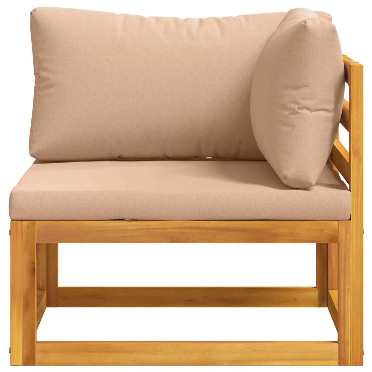 Kauč sa sjedećnicama u kutu 100 % poliester Solid-Acacia