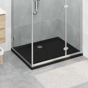 Podloga za tuš s točkicama 100 x 80 x 4 cm ABS Crna