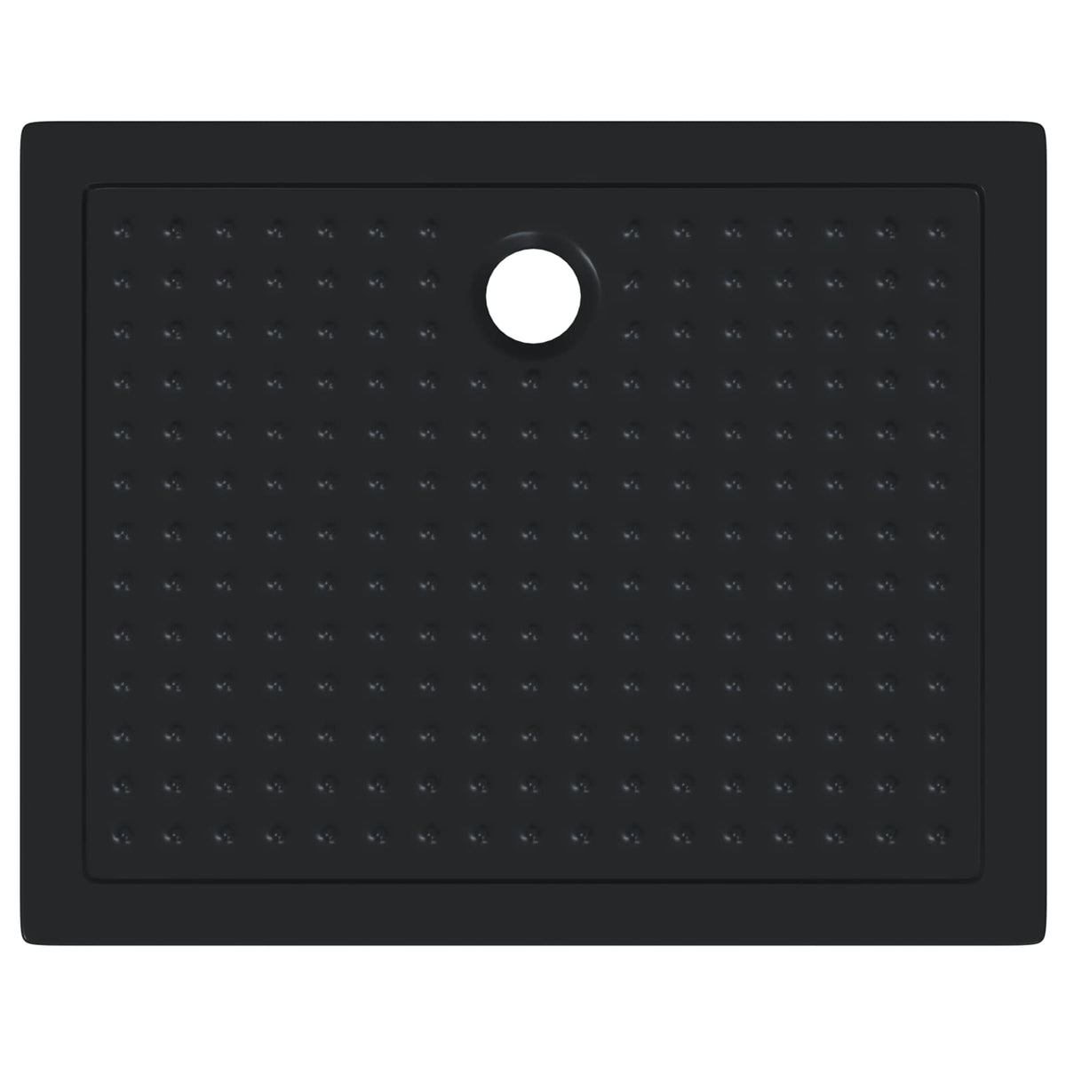 Podloga za tuš s točkicama 100 x 80 x 4 cm ABS Crna