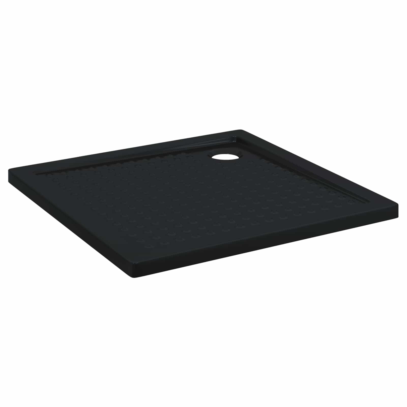 Podloga za tuš s točkicama 90 x 90 x 4 cm ABS Crna