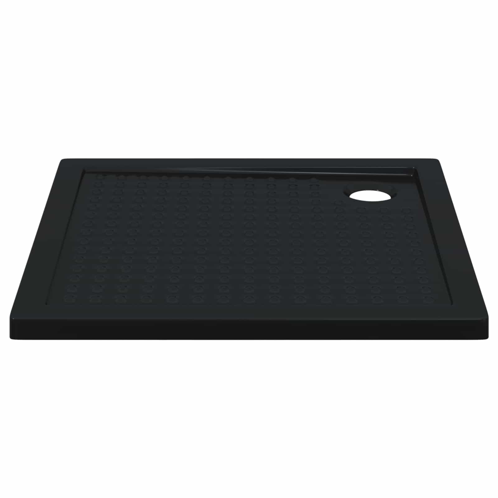 Podloga za tuš s točkicama 90 x 90 x 4 cm ABS Crna
