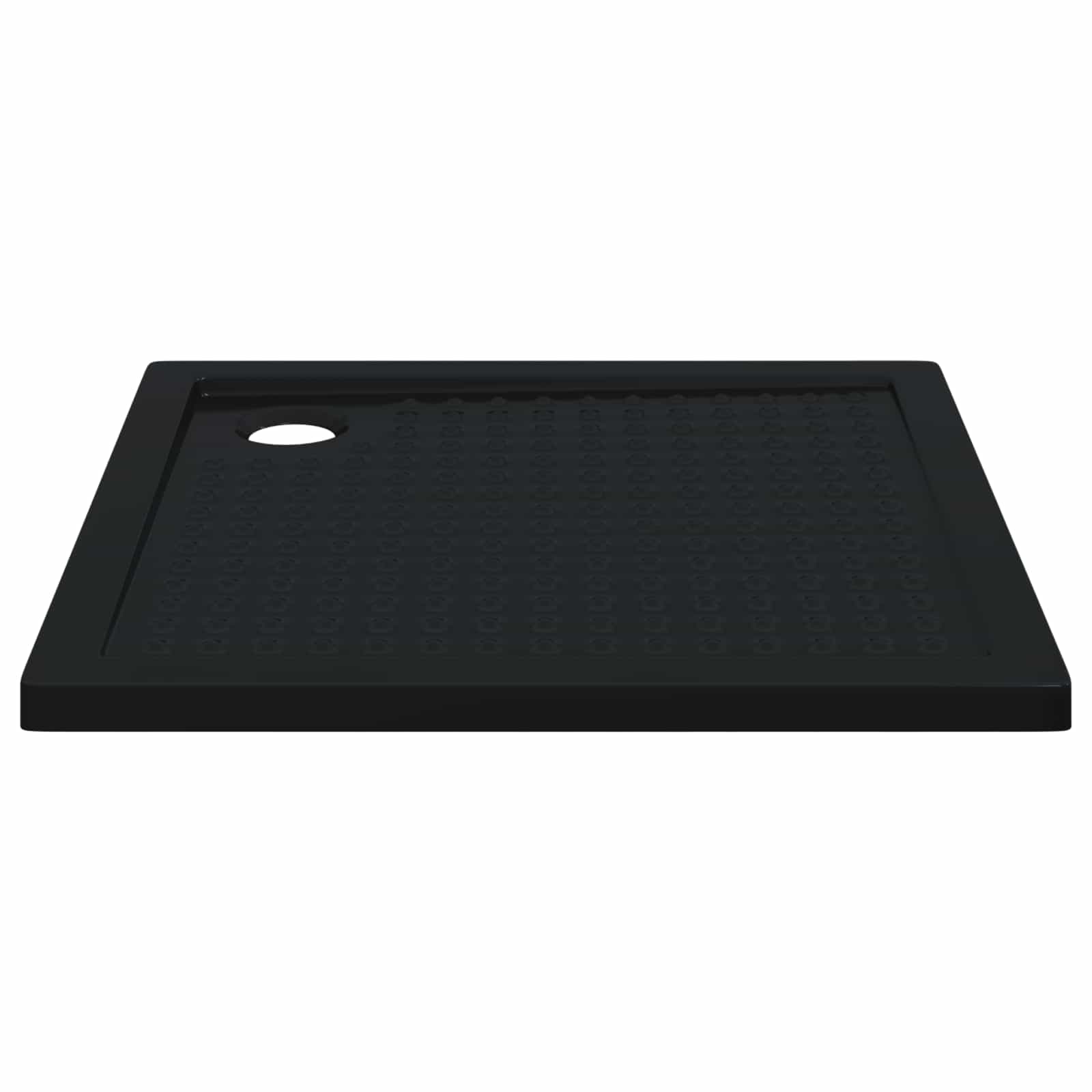 Podloga za tuš s točkicama 90 x 90 x 4 cm ABS Crna