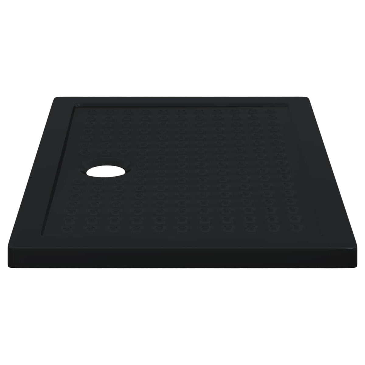 Podloga za tuš s točkicama 100 x 70 x 4 cm ABS Crna