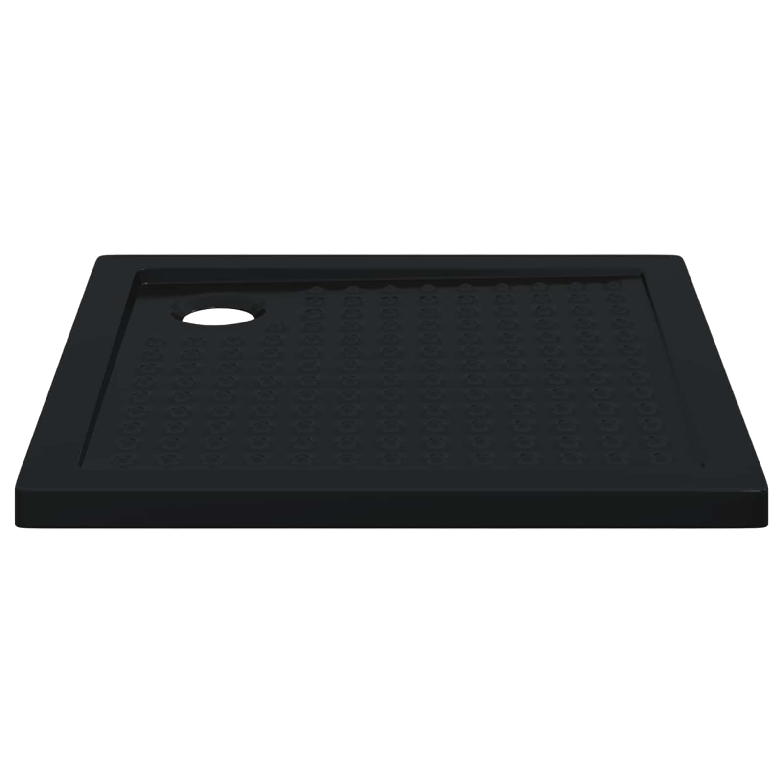 Podloga za tuš s točkicama 80 x 80 x 4 cm ABS Crna