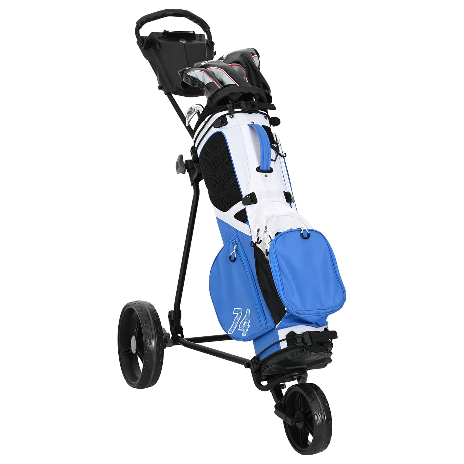 Golf Trolej Crna 95 x 60 x 130 cm Željezo