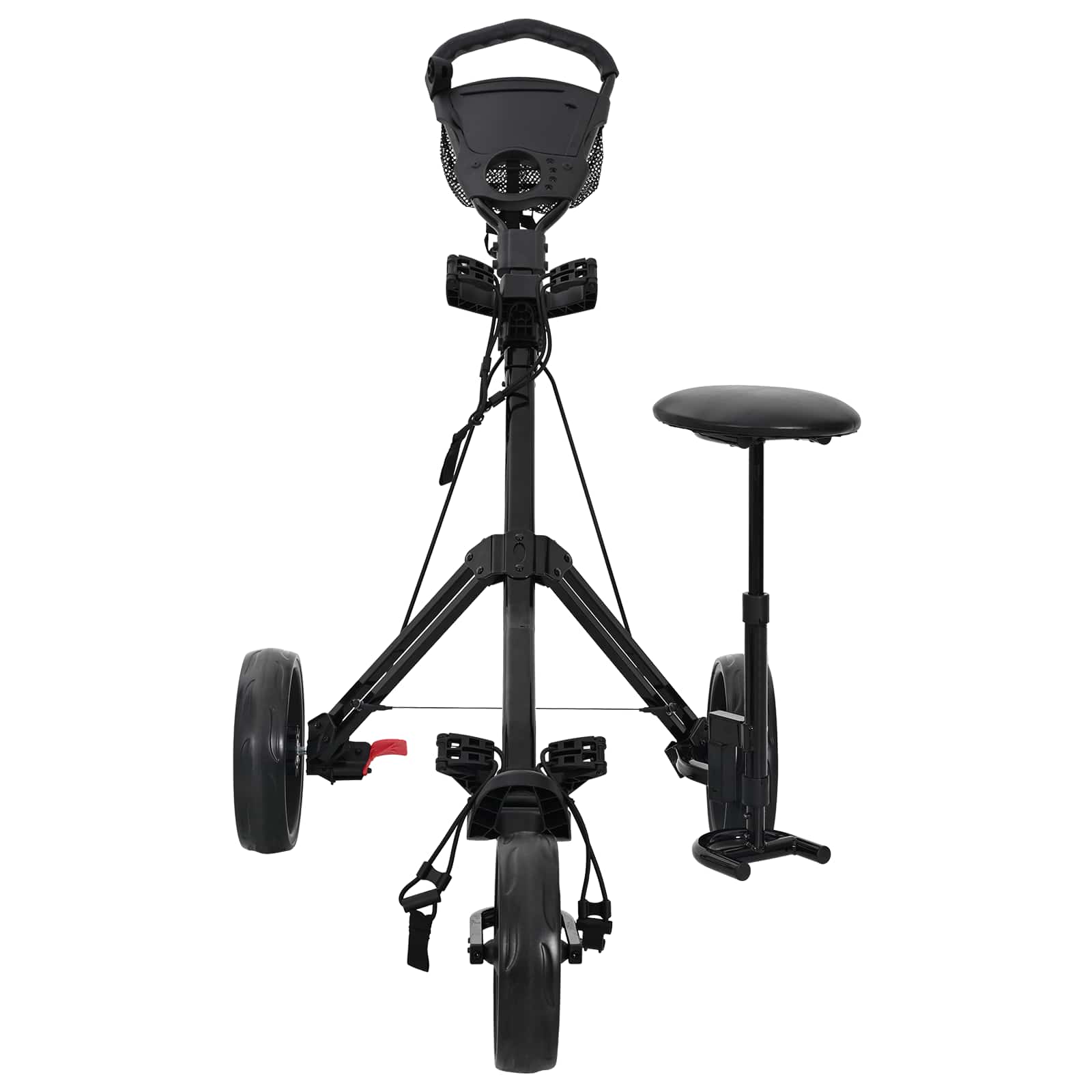 Golf Trolej s sjedištem Crna 95 x 69 x 114 cm Željezo